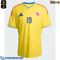 Fotballdrakt Herre Colombia Rafael Santos Borre #19 Hjemmedrakt VM 2026 Kortermet